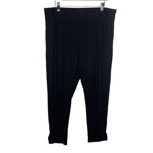 Betabrand Womens‎ Size XXL Black Skinny Leg Soho Joggers Pants W1528 Stretch
